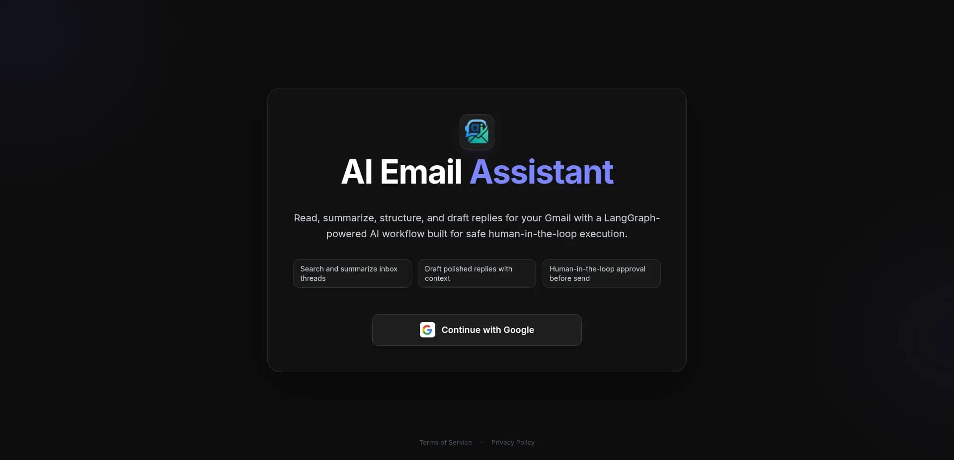 AI Email Assistant screenshot 1