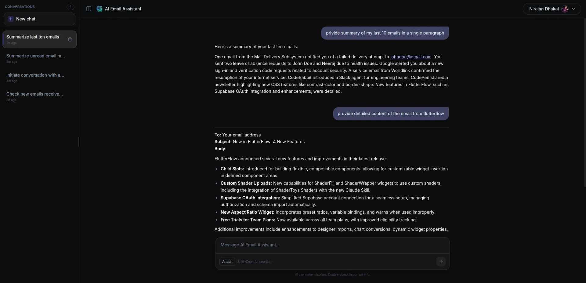 AI Email Assistant screenshot 3
