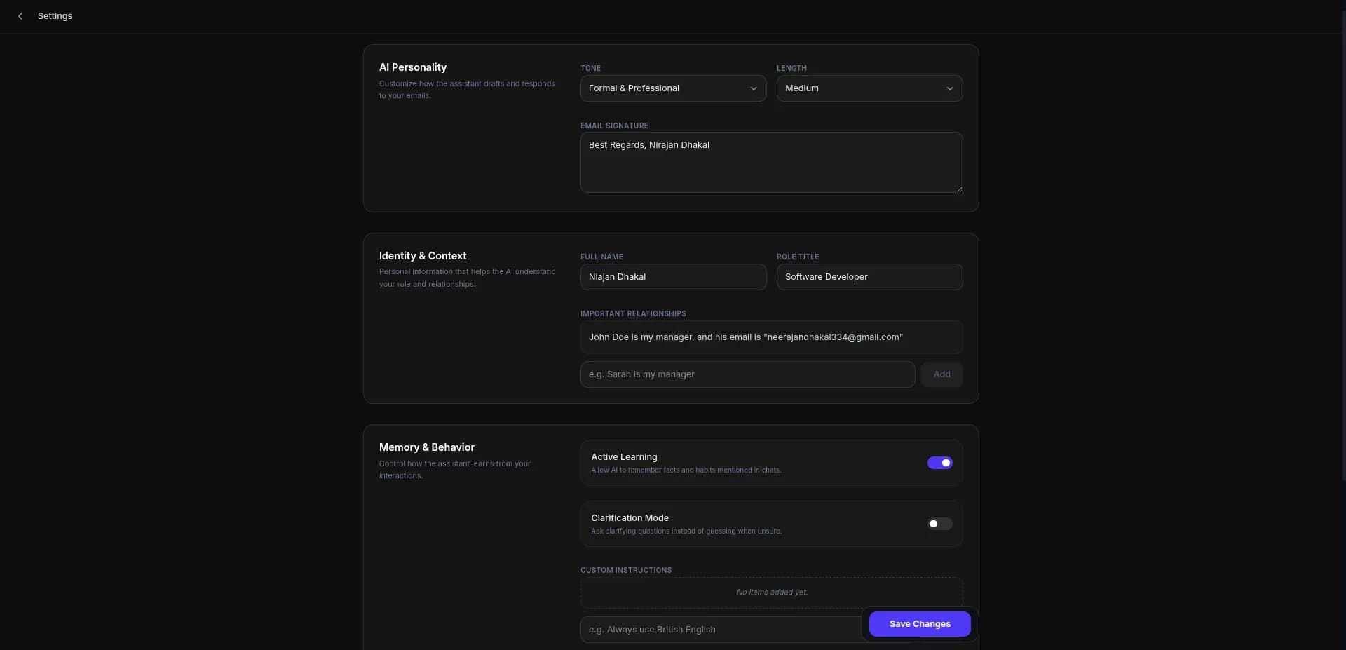 AI Email Assistant screenshot 4